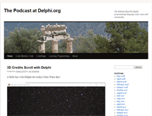 Tablet Screenshot of delphi.org